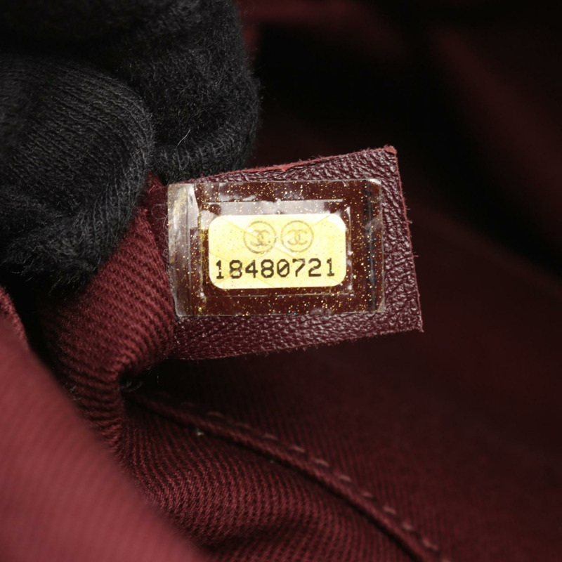 香奈兒 (CHANEL) 復古菱格紋壓花鏈肩背包,棕色皮革,二手 CC-4