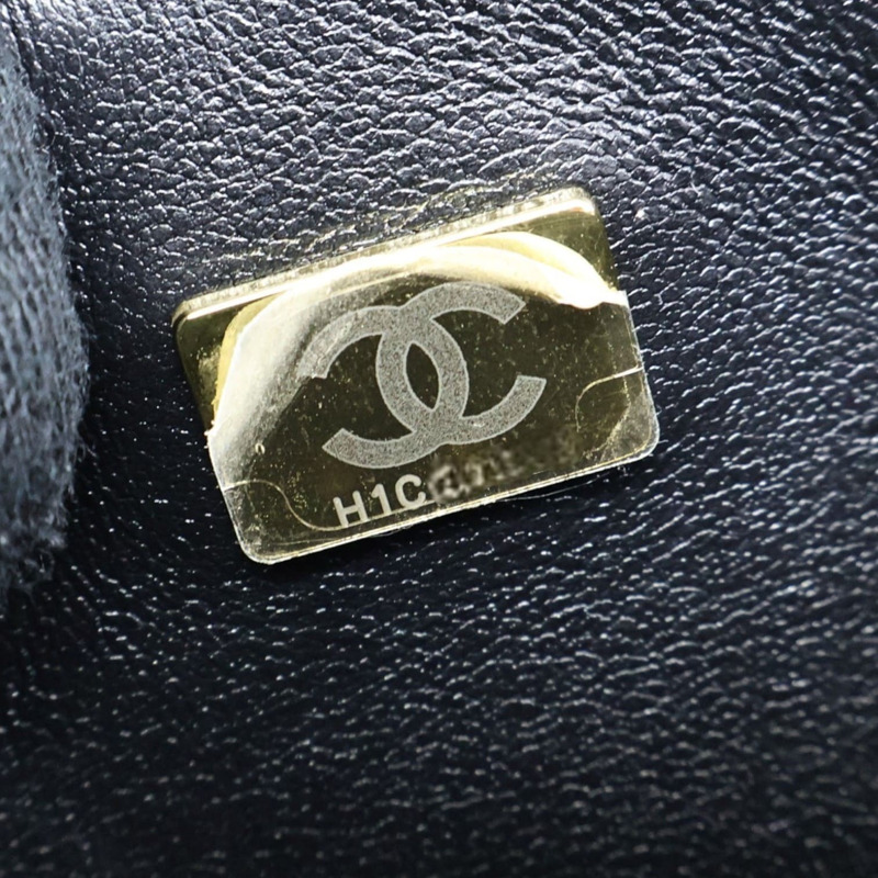 黑色羊皮 Mini Coco 17 鍊帶 肩背包【CHANEL 香奈兒】 A35200-6