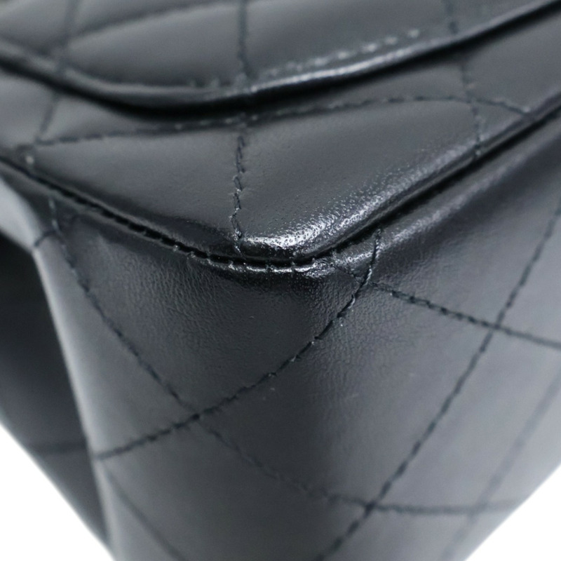 黑色羊皮 Mini Coco 17 鍊帶 肩背包【CHANEL 香奈兒】 A35200-12