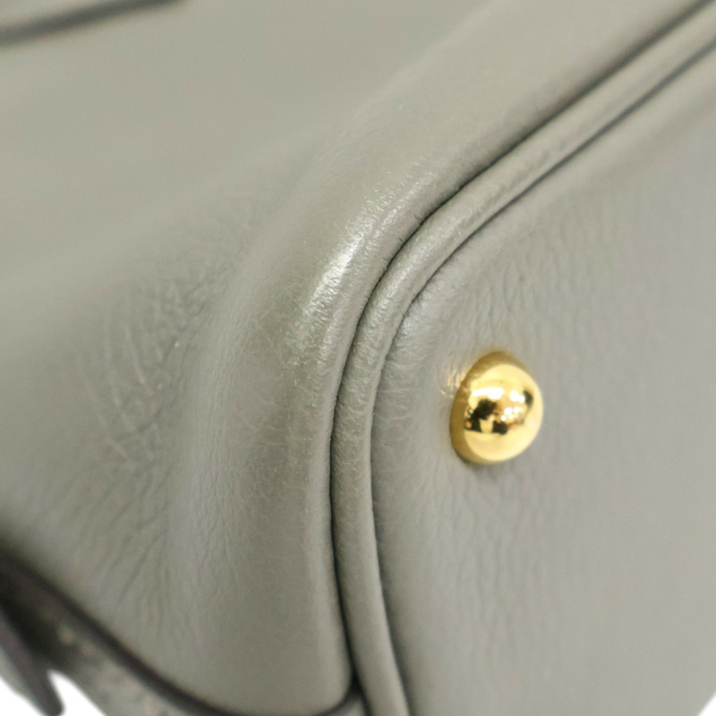 錫器灰色 Evercolor牛皮 Bolide 1923 Mini 肩背包 U刻【HERMES 愛馬仕】-11