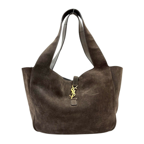棕色 絨面革 LE 5 A 7 BEA in suede 肩背包【SAINT LAURENT YSL 聖羅蘭】 763435008IW3645