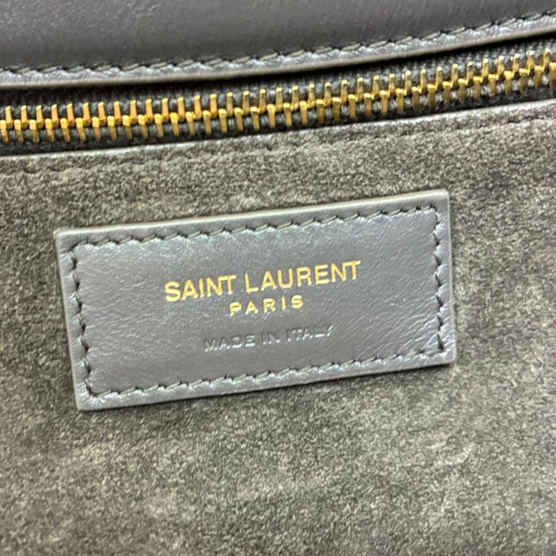 棕色 絨面革 LE 5 A 7 BEA in suede 肩背包【SAINT LAURENT YSL 聖羅蘭】 763435008IW3645-3