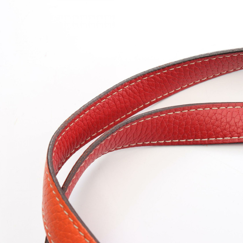 HERMES Double Sense 45 雙面手提包 A Taurillon Clemence Rouge casaque-8
