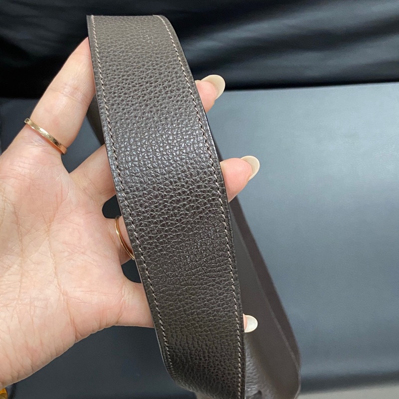 Hermes 爱马仕 絕版 Colorado saddle帆布拼皮馬鞍包 尺寸23*15-7
