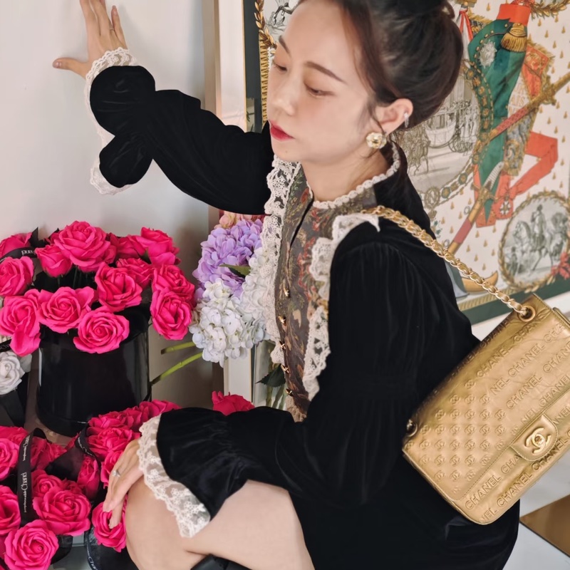 Chanel 黑銀CF 浮雕工藝款Flap bag💓🦄-7