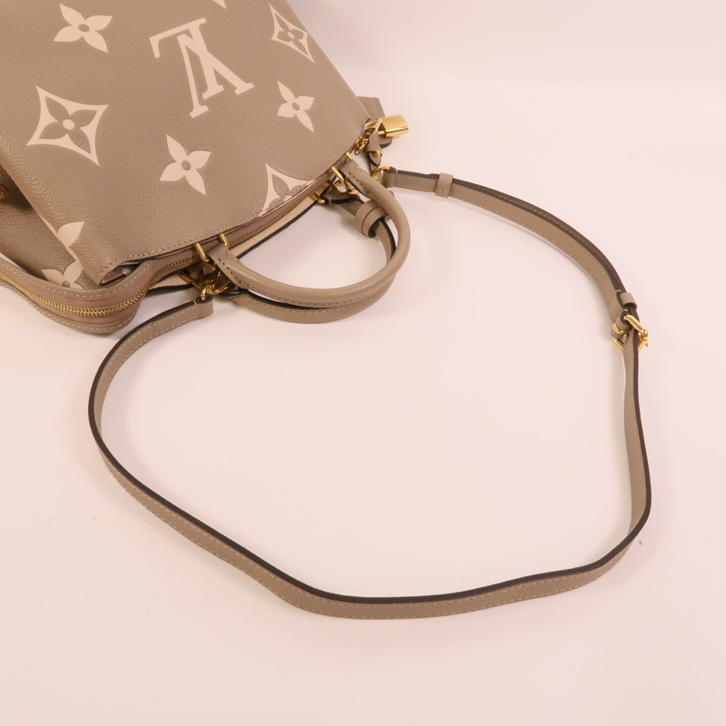 LOUIS VUITTON Monogram Empreinte Petit Palais金扣手挽肩背兩用袋-5