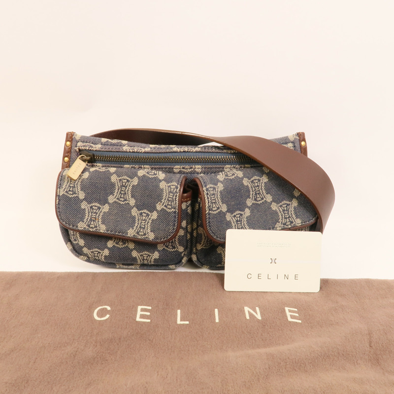 CELINE Denim Waist Bag腰包-9