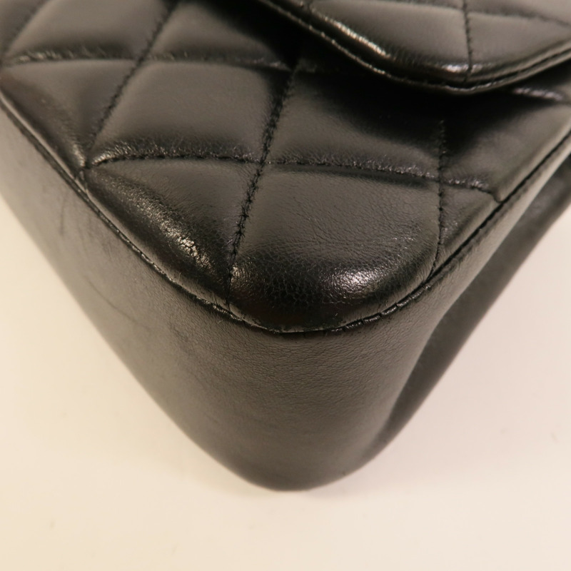 CHANEL 羊皮皮革Chain Shoulder肩背袋-10