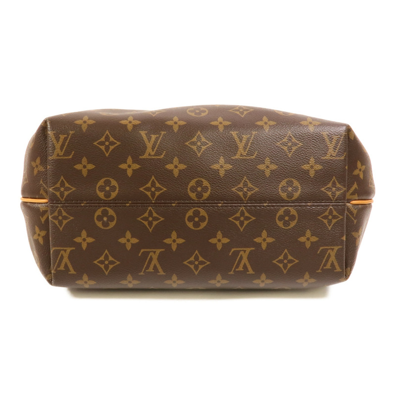LOUIS VUITTON Monogram Turenne MM金扣手挽肩背兩用袋棕色-3