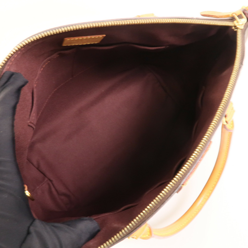 LOUIS VUITTON Monogram Turenne MM金扣手挽肩背兩用袋棕色-4