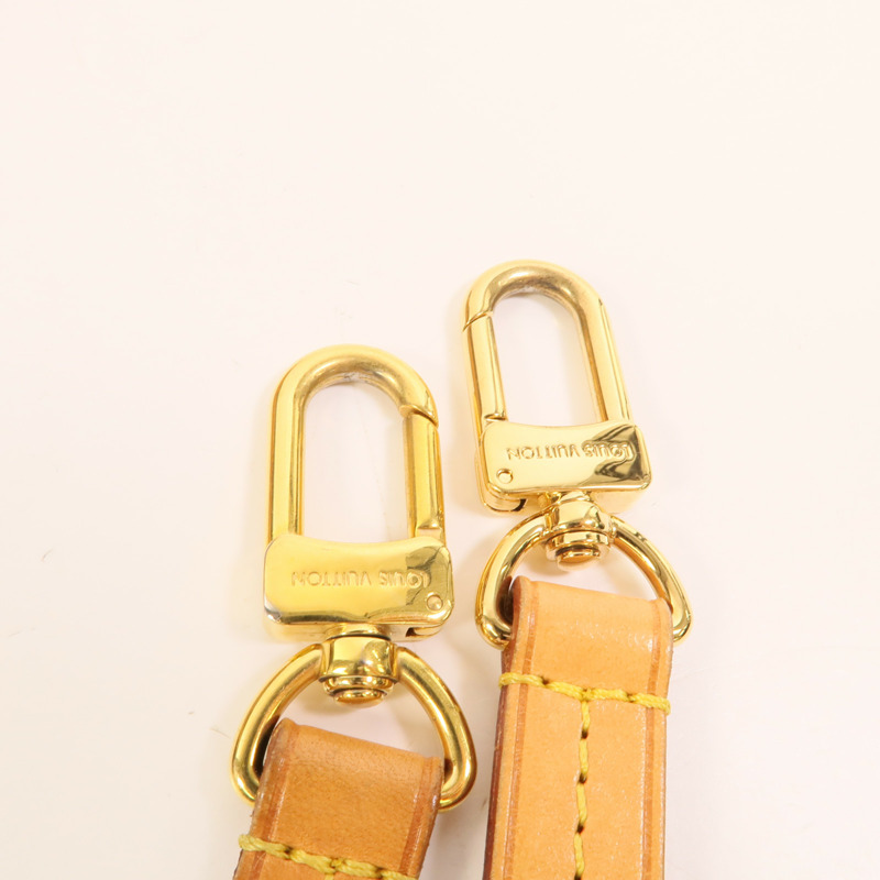 LOUIS VUITTON Monogram Turenne MM金扣手挽肩背兩用袋棕色-6