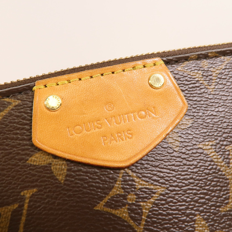 LOUIS VUITTON Monogram Turenne MM金扣手挽肩背兩用袋棕色-7
