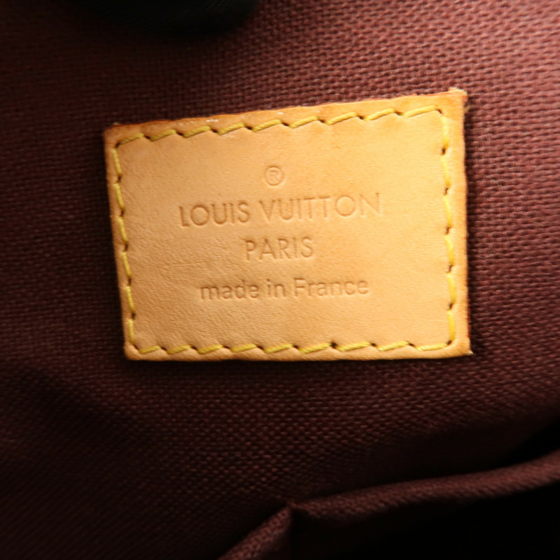 LOUIS VUITTON Monogram Turenne MM金扣手挽肩背兩用袋棕色-8