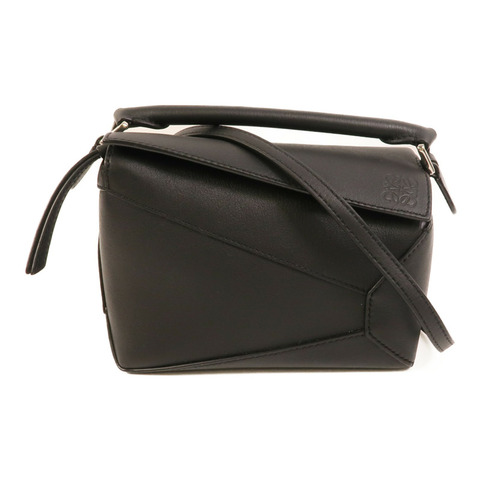 LOEWE 牛皮皮革Mini Puzzle手挽肩背兩用袋