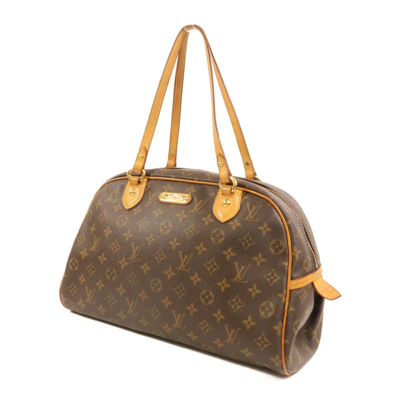 LOUIS VUITTON Monogram Montorgueil GM金扣肩背袋-2
