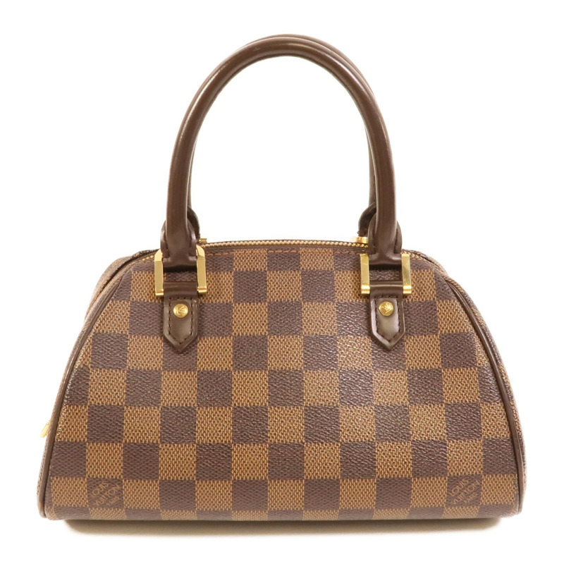 LOUIS VUITTON Damier Rivera Mini金扣手挽袋-1