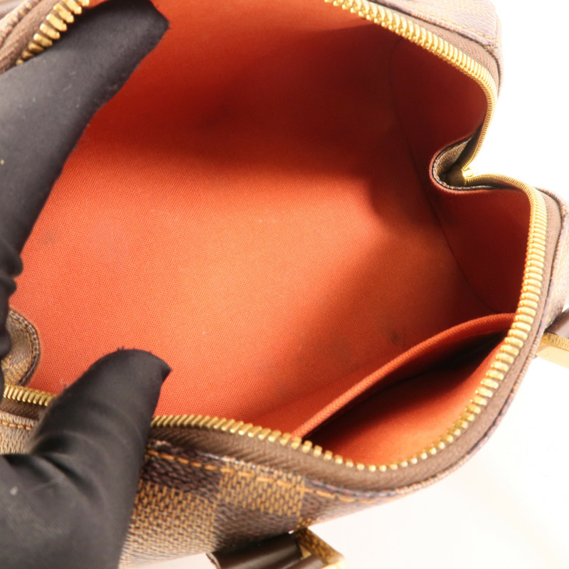 LOUIS VUITTON Damier Rivera Mini金扣手挽袋-4