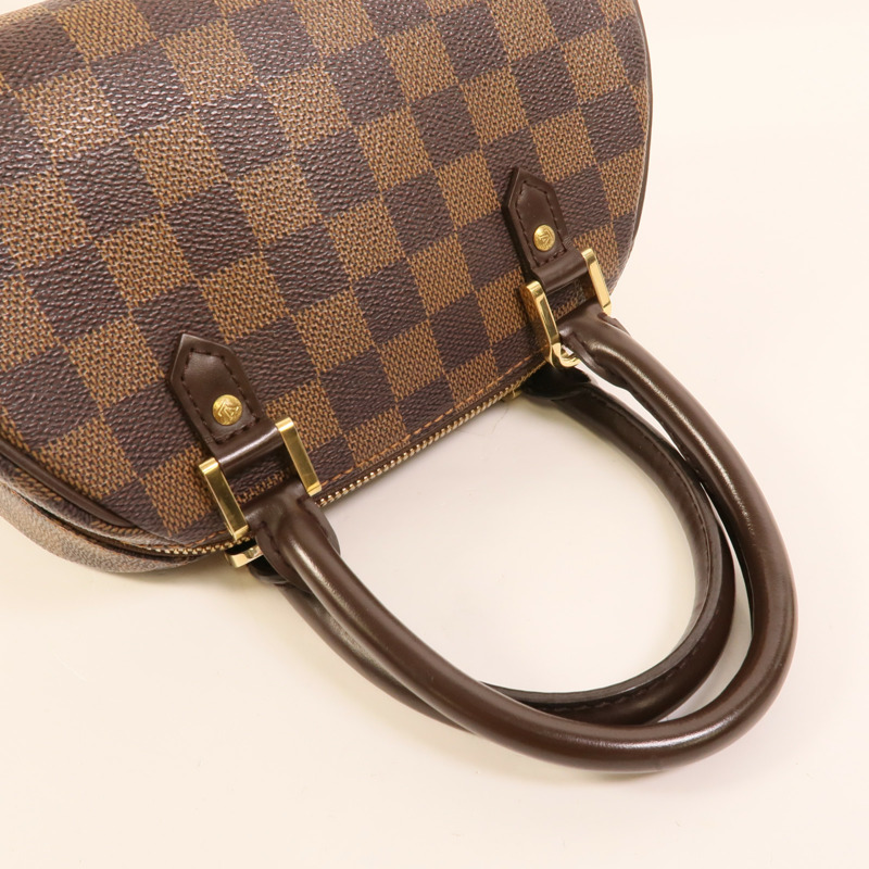 LOUIS VUITTON Damier Rivera Mini金扣手挽袋-5