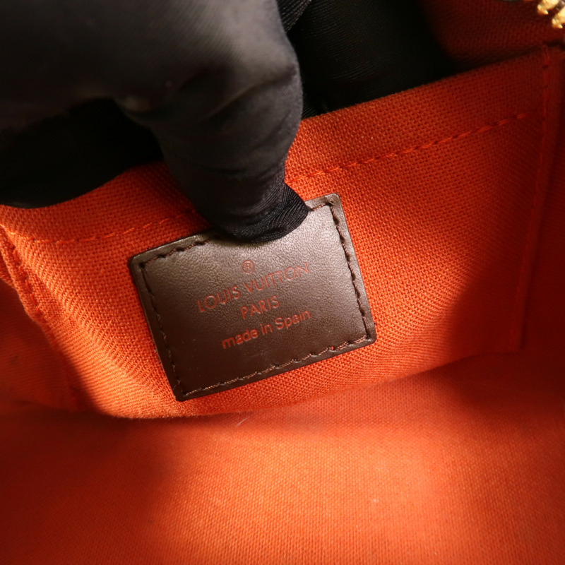 LOUIS VUITTON Damier Rivera Mini金扣手挽袋-7