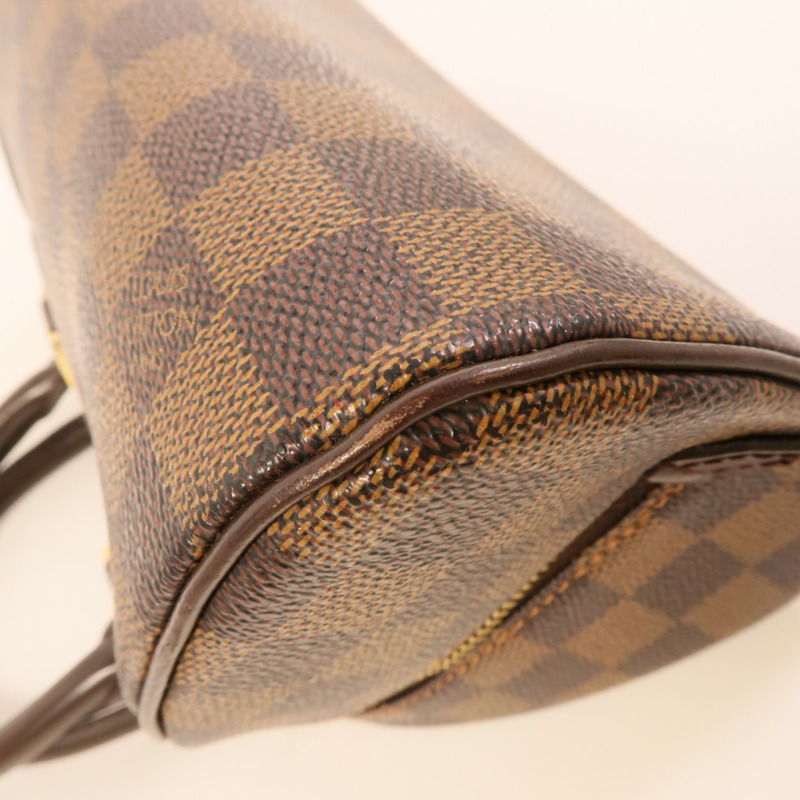 LOUIS VUITTON Damier Rivera Mini金扣手挽袋-12