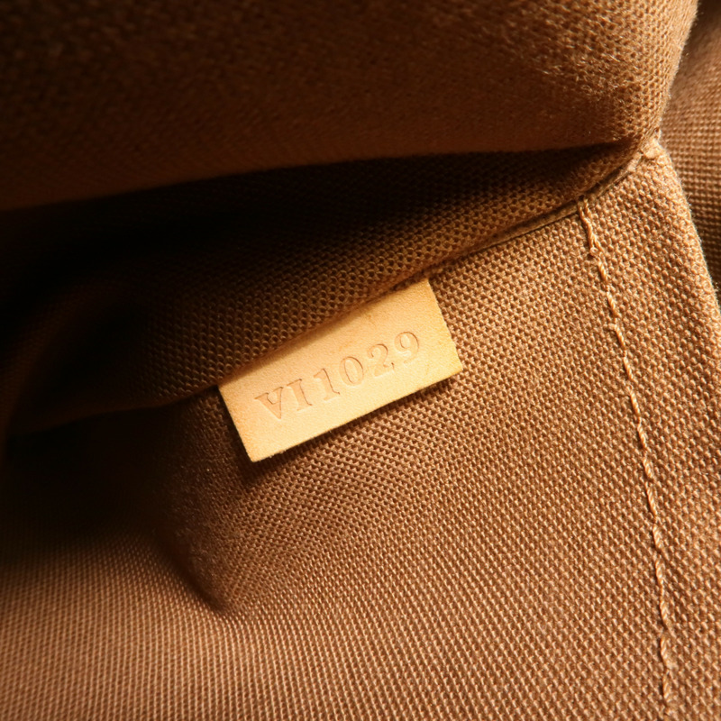 LOUIS VUITTON Monogram Palermo PM金扣手挽肩背兩用袋棕色-10