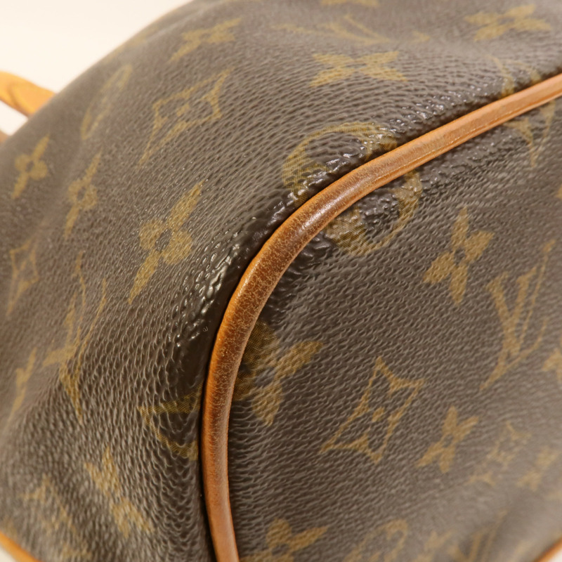 LOUIS VUITTON Monogram Palermo PM金扣手挽肩背兩用袋棕色-12