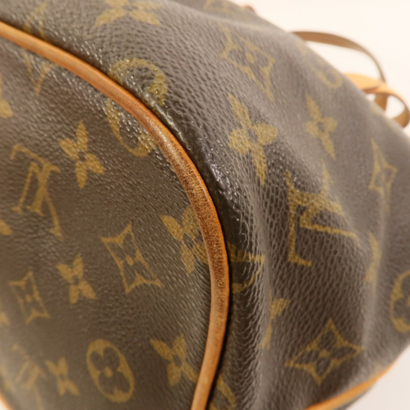 LOUIS VUITTON Monogram Palermo PM金扣手挽肩背兩用袋棕色-15