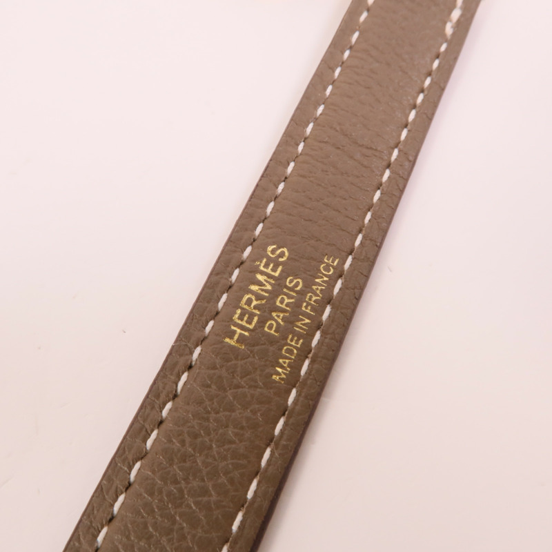 HERMES Evercolor皮革Bolide 25手挽肩背兩用袋Etoupe-6