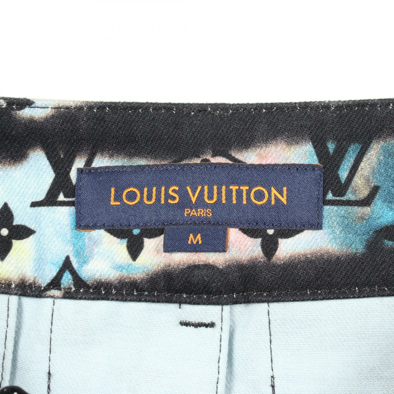 路易威登 Monogram 紮染 Virgil Abloh 半身裙 RM2129 H98 HLE10W 棉質 #M LV-2