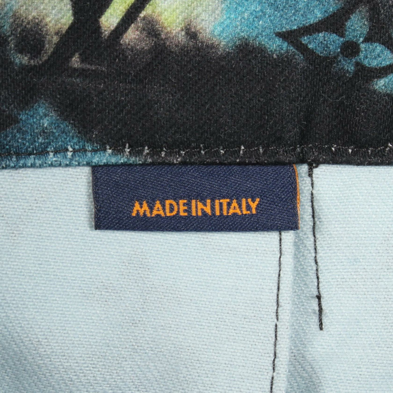 路易威登 Monogram 紮染 Virgil Abloh 半身裙 RM2129 H98 HLE10W 棉質 #M LV-4