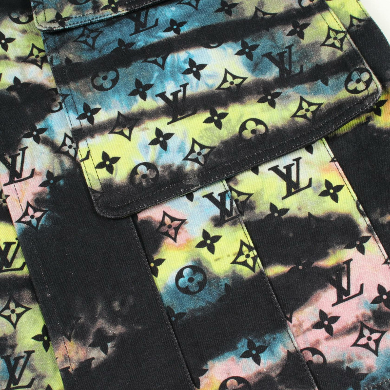 路易威登 Monogram 紮染 Virgil Abloh 半身裙 RM2129 H98 HLE10W 棉質 #M LV-6