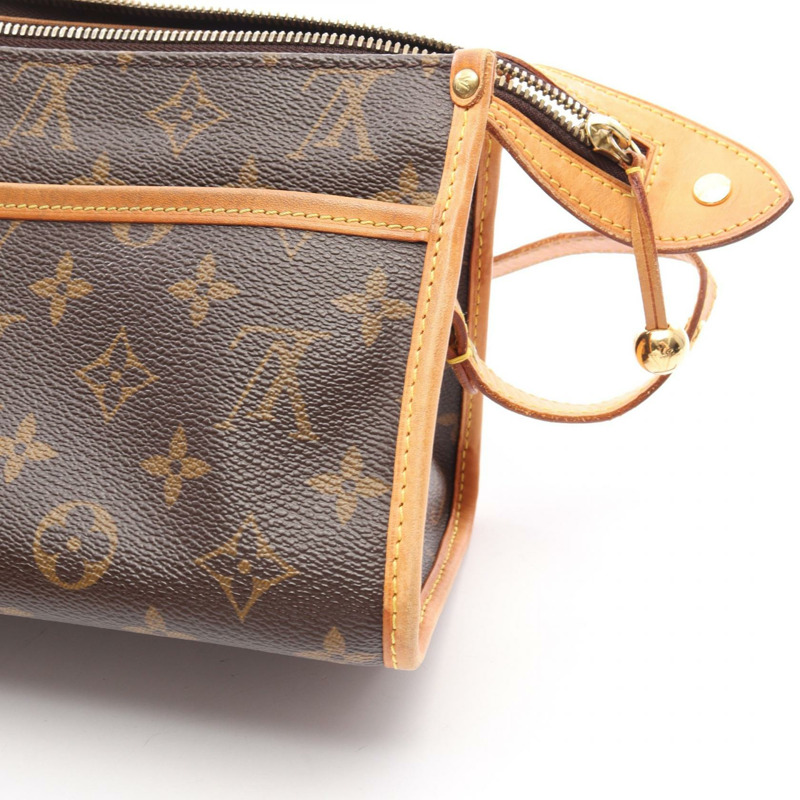路易威登 Popincourt 長斜背包 M40008 Monogram 帆布 二手-6