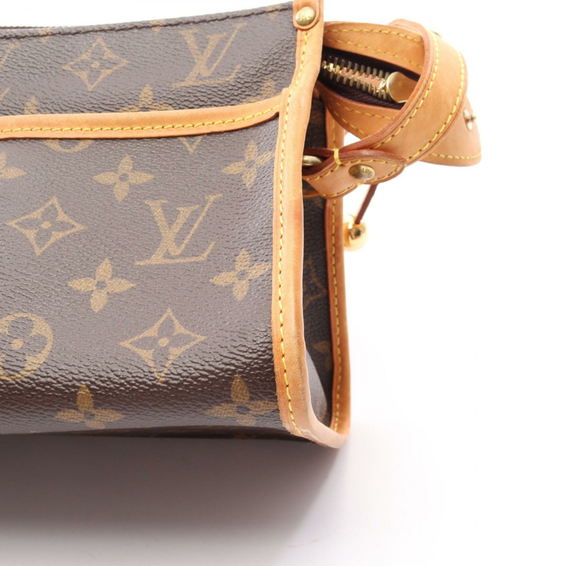 路易威登 Popincourt 長斜背包 M40008 Monogram 帆布 二手-8