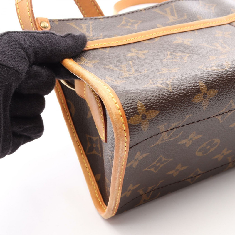 路易威登 Popincourt 長斜背包 M40008 Monogram 帆布 二手-9