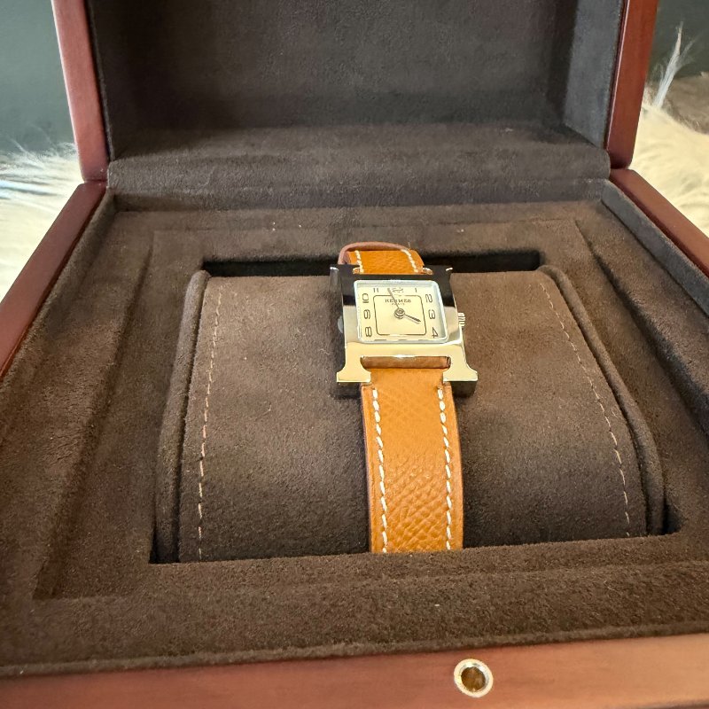 HERMES Heure H石英錶25MM 小型-3