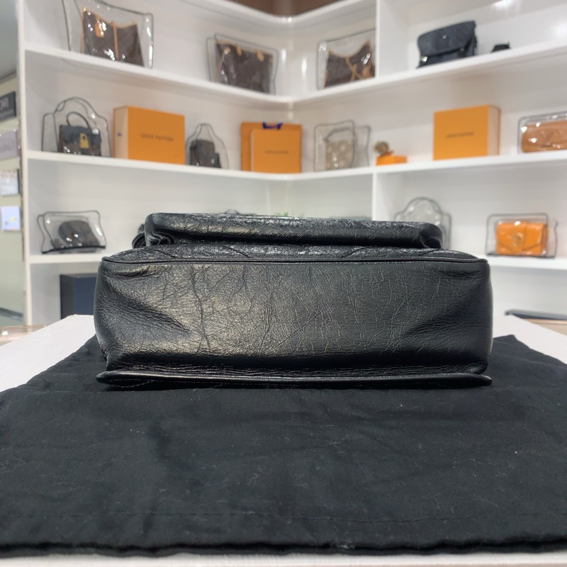 YSL 黑銀NIKI 新款D扣 中號 尺寸 約28*20-3