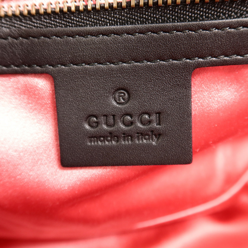 GUCCI 天鵝絨GG Marmont Shoulder Bag鏈帶肩背袋-5