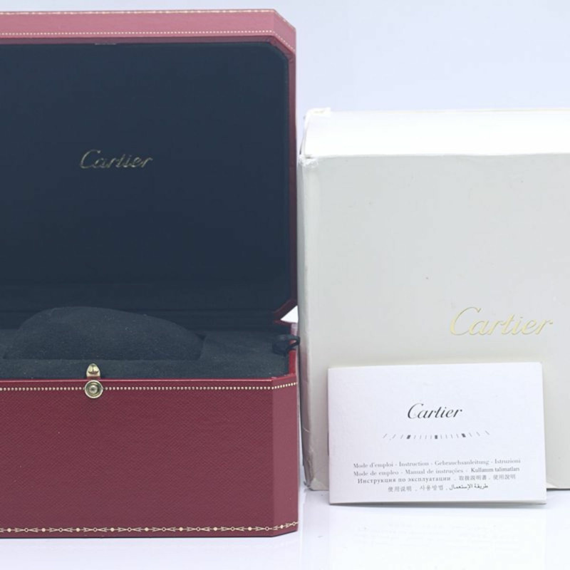 卡地亞 Cartier Ronde Croisière de Date WSRN0003 男士腕錶 不鏽鋼 x 牛皮錶帶 40385-19