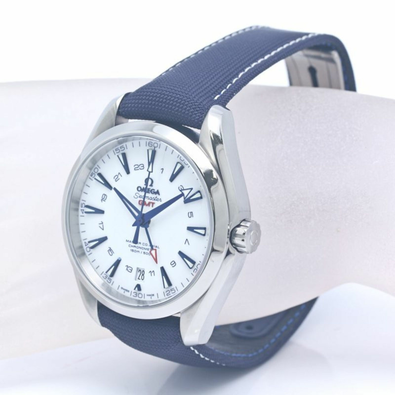 歐米茄海馬系列Aqua Terra GMT GoodPlanet Master Co-Axial 231.92.43.22.04.001 男士鈦金屬腕錶 40388-2