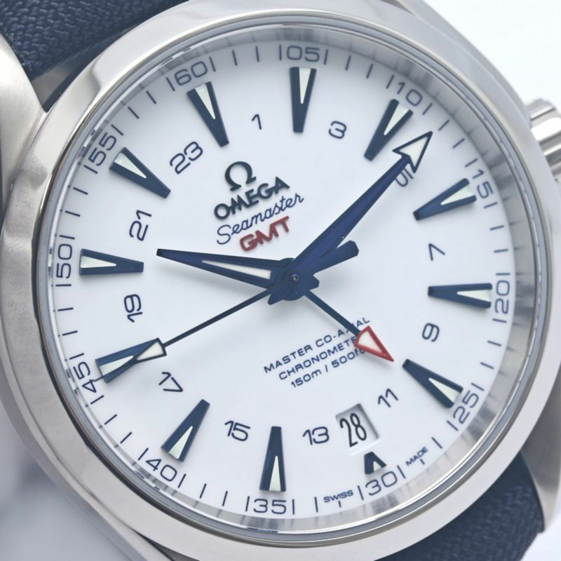 歐米茄海馬系列Aqua Terra GMT GoodPlanet Master Co-Axial 231.92.43.22.04.001 男士鈦金屬腕錶 40388-19