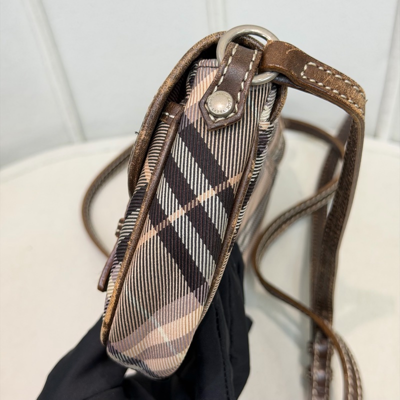 Burberry Blue Label Nova Check Double Buckle Flap XA866-2