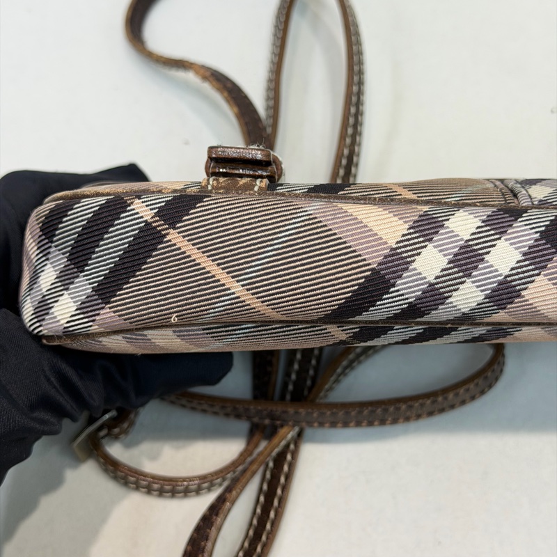 Burberry Blue Label Nova Check Double Buckle Flap XA866-5
