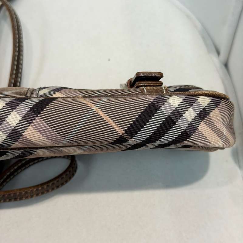 Burberry Blue Label Nova Check Double Buckle Flap XA866-6