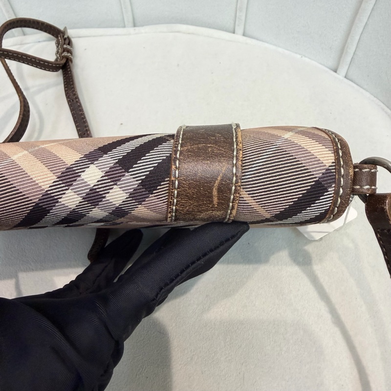Burberry Blue Label Nova Check Double Buckle Flap XA866-9