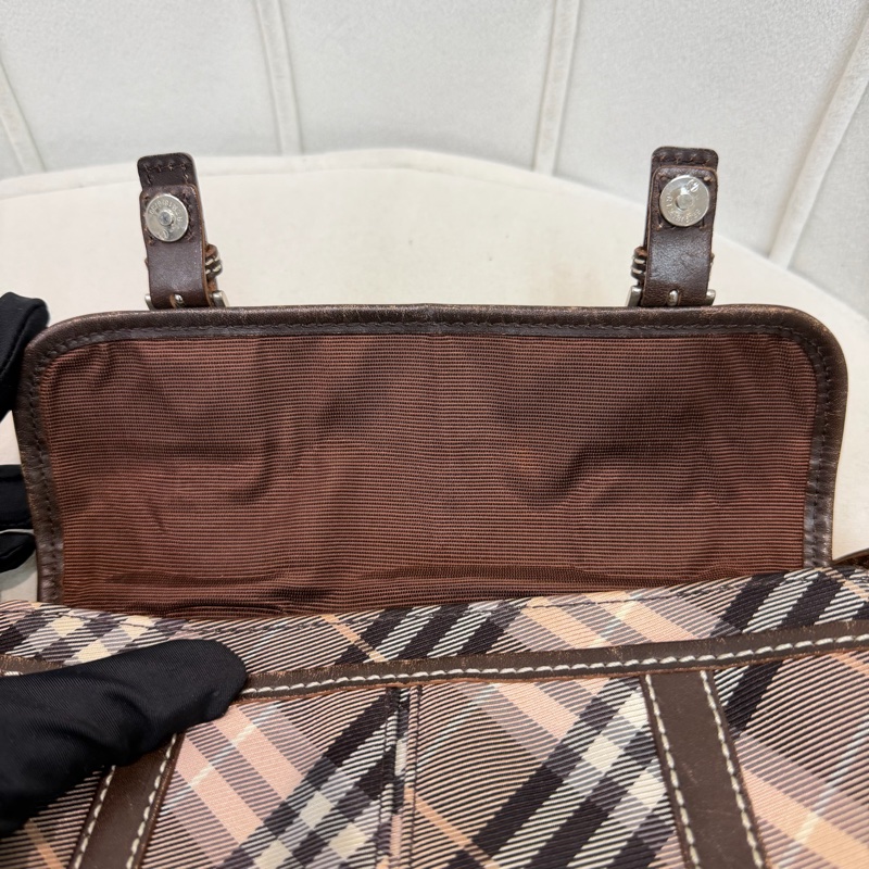 Burberry Blue Label Nova Check Double Buckle Flap XA866-14