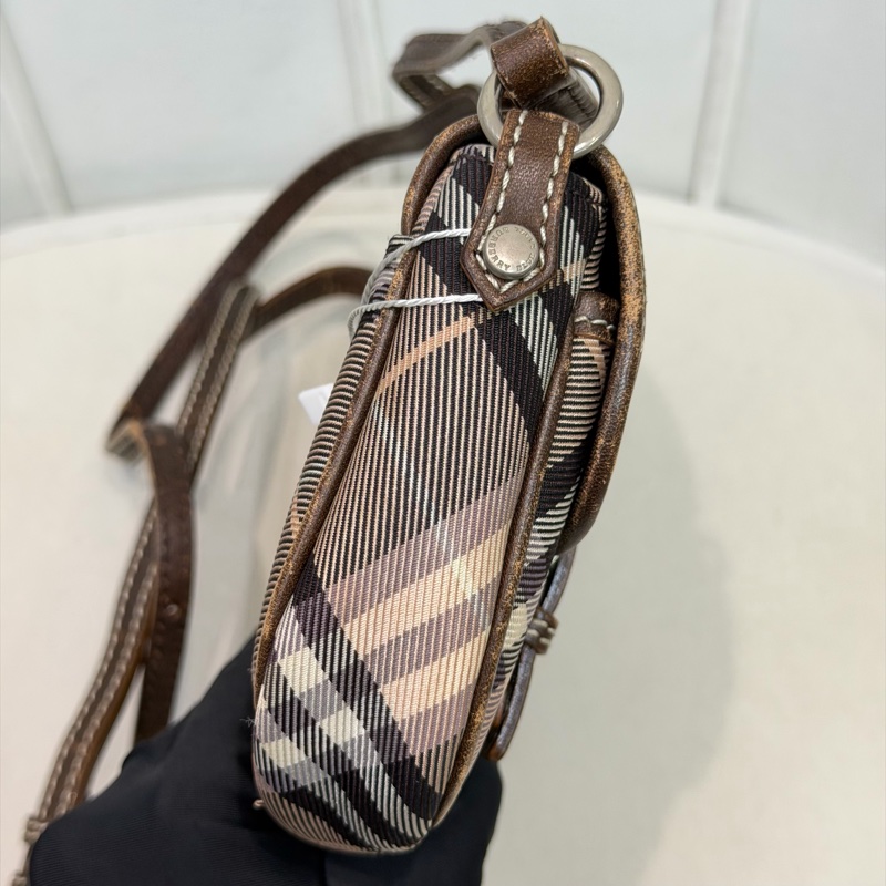 Burberry Blue Label Nova Check Double Buckle Flap XA866-35