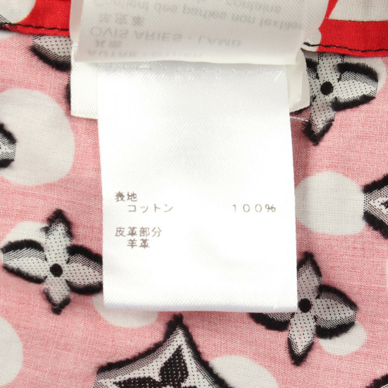 路易威登草間彌生無限圓點圖案連身裙 #36 棉質 紅白相間 二手-3