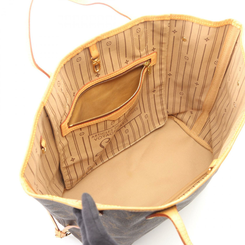 路易威登 Neverfull MM 手提單肩包 M40156 Monogram 帆布皮革二手-2