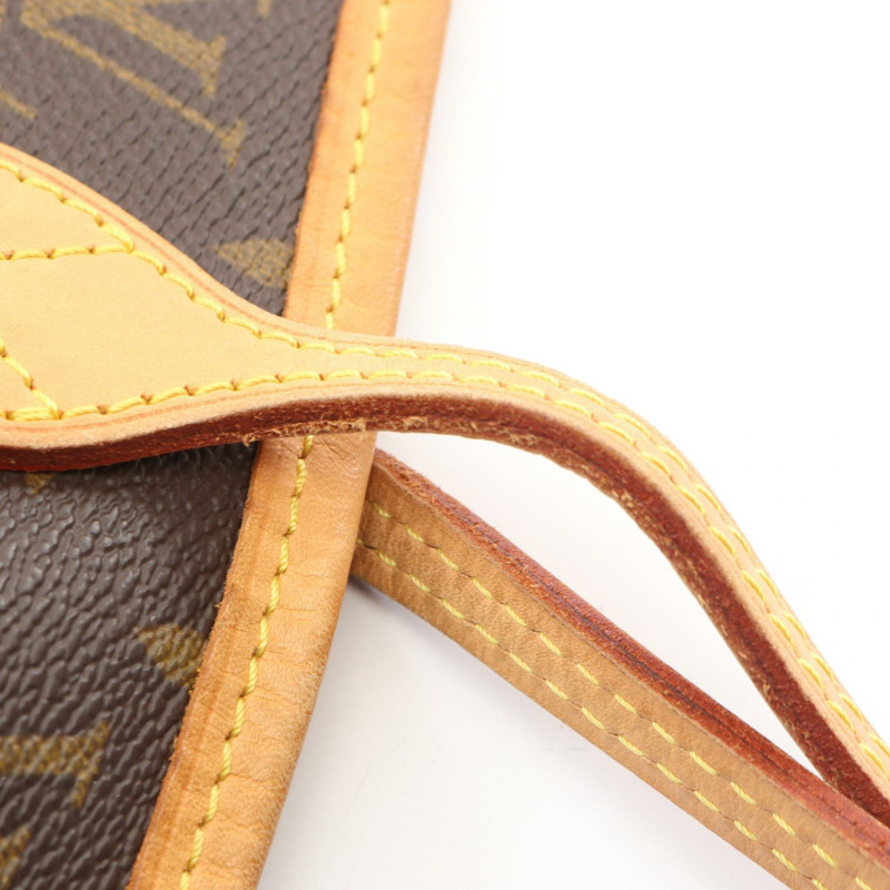 路易威登 Neverfull MM 手提單肩包 M40156 Monogram 帆布皮革二手-8