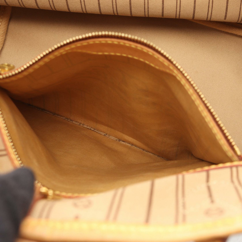 路易威登 Neverfull MM 手提單肩包 M40156 Monogram 帆布皮革二手-11
